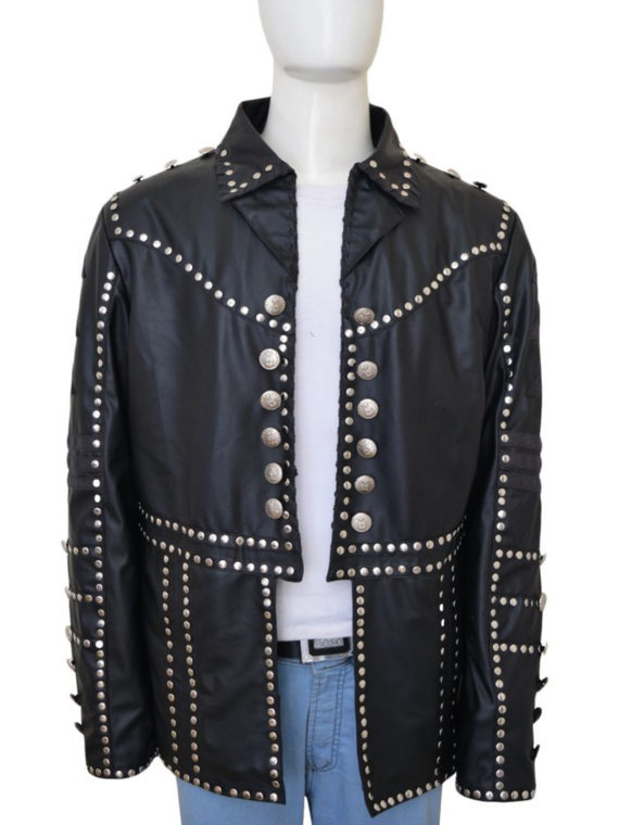 Superstar The Miz Black Leather Jacket