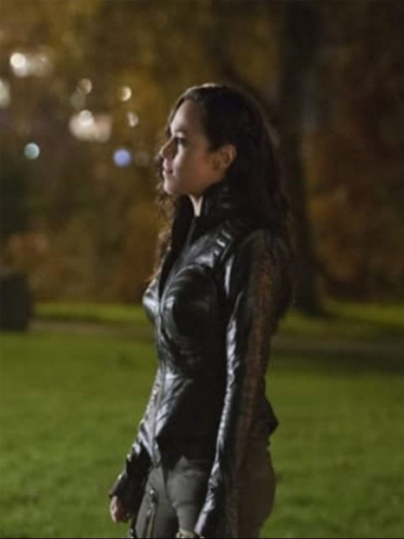 The Flash Jessica Camacho Black Leather Jacket