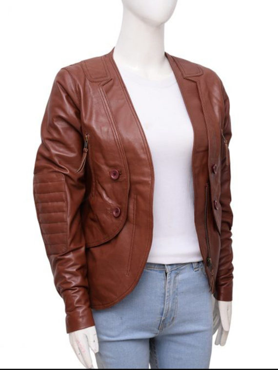 Castle TV Series Stana Katic Leather Jacket