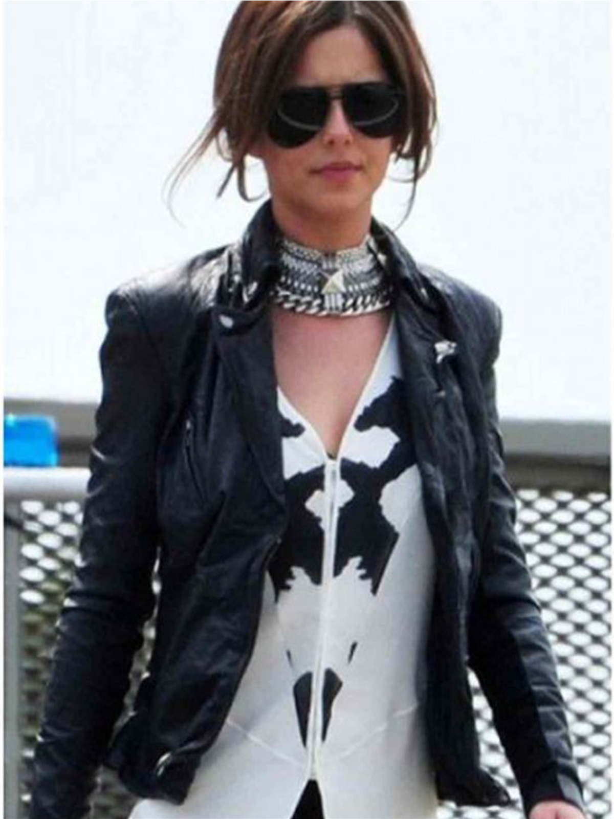 Cheryl Motorcycle Muubaa Leather Jacket