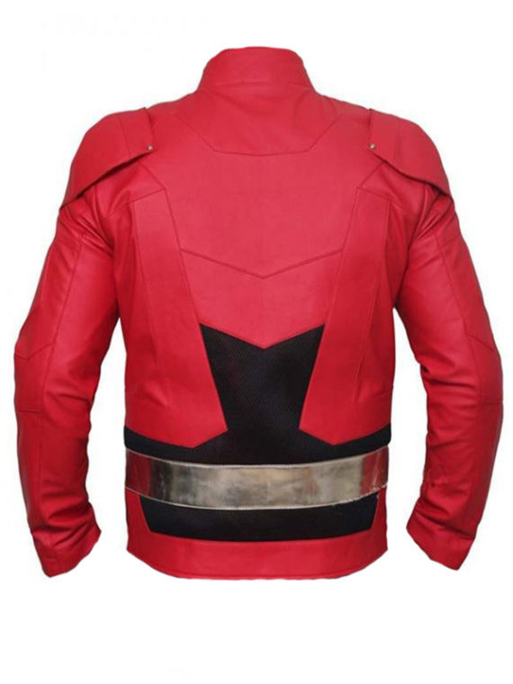 The Flash Justice League Ezra Miller Red Jacket