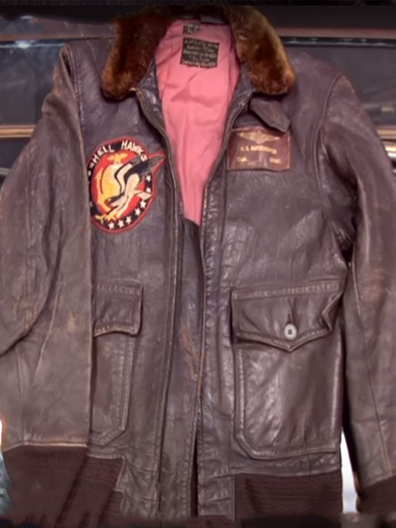 WWII Hell Hawks Bomber Jacket Season 7 - Image 5