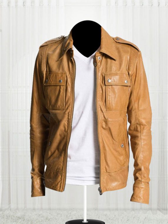 50 Cent Lisardo Tan Jacket