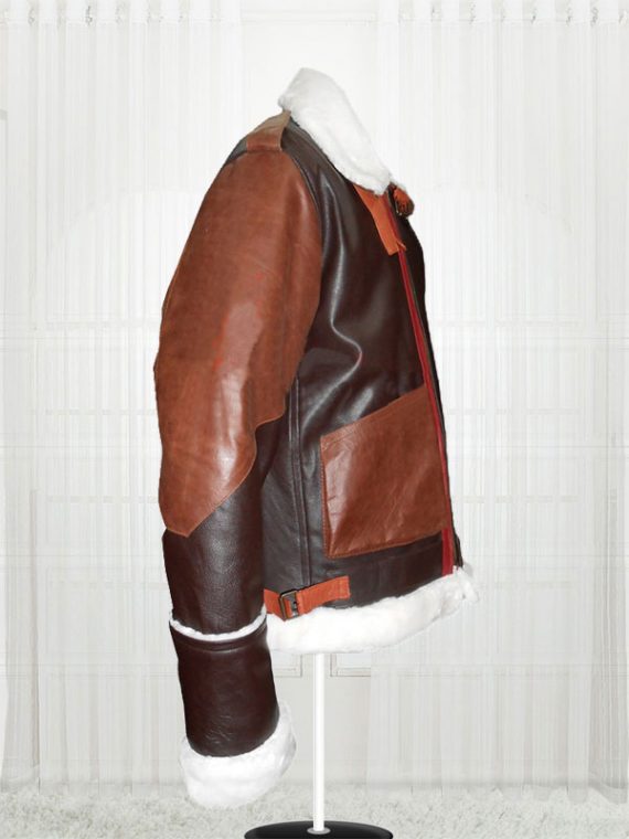 B-3 Bomber Cow Hide Leather Brown Jackets