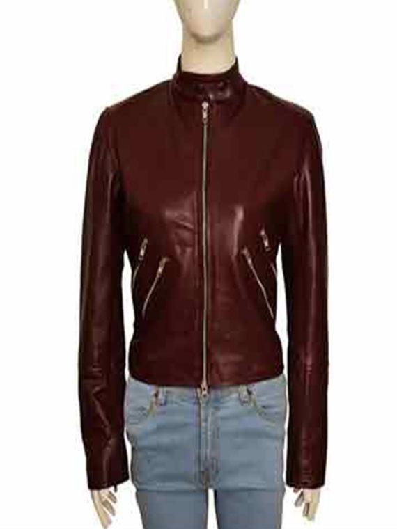 Cobie Smulders Leather Jacket