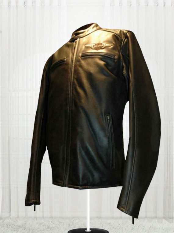 Harley Birler Davidson Black Biker Leather Jacket