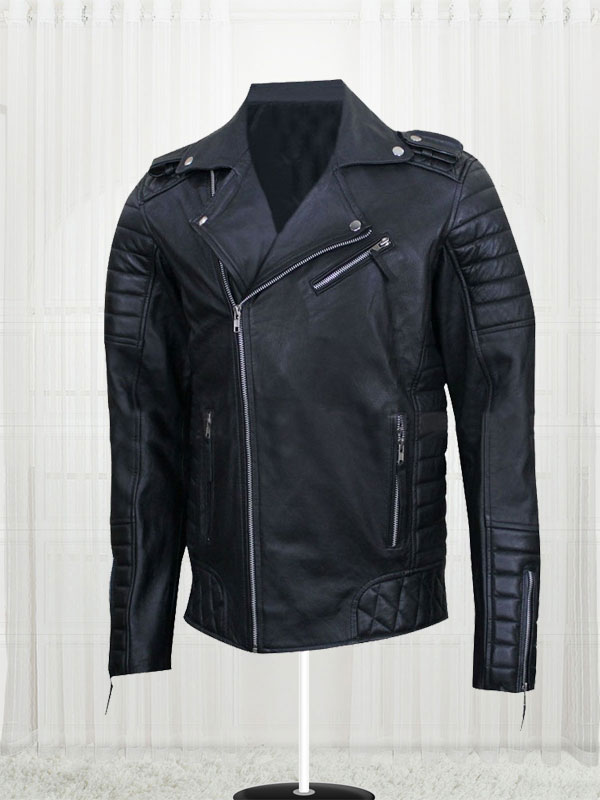 Homme MR18 Kay Michael Quilted Biker Jacket