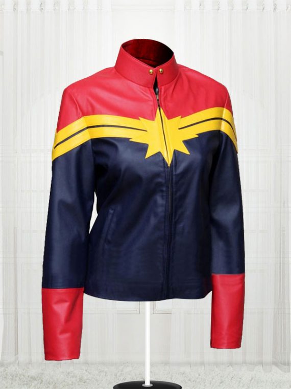 Marvel Carol Danvers Combination Color Jacket