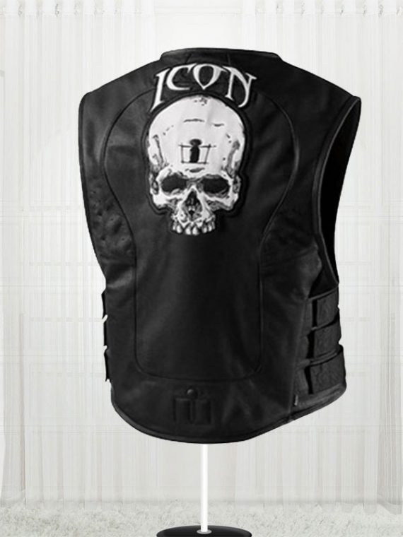 Men's Skull Regulator Icon Biker Vest