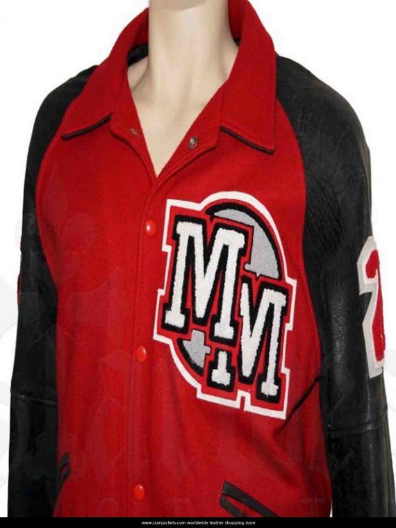 Michael Jackson Mickey Mouse Club Red Varsity Jackets