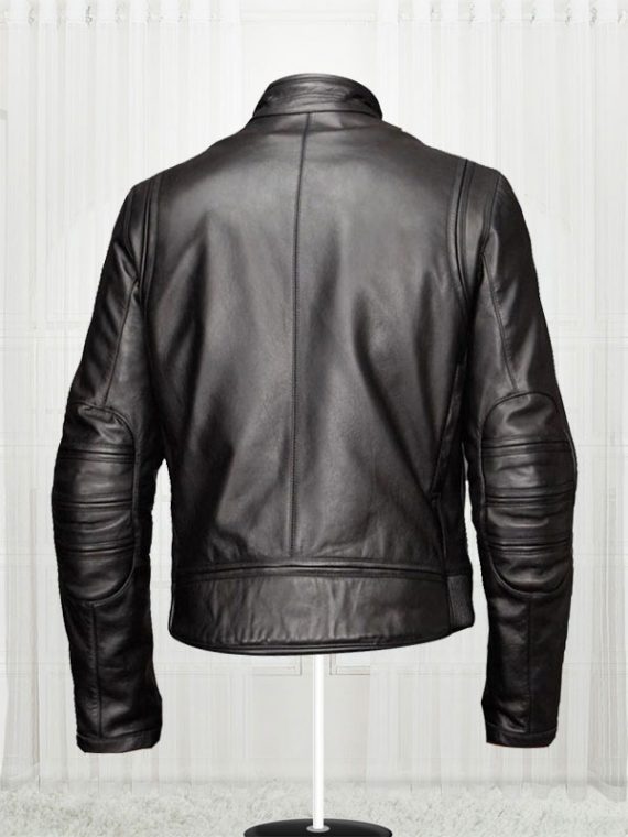 Slim Fit Bikers Black Leather Jacket