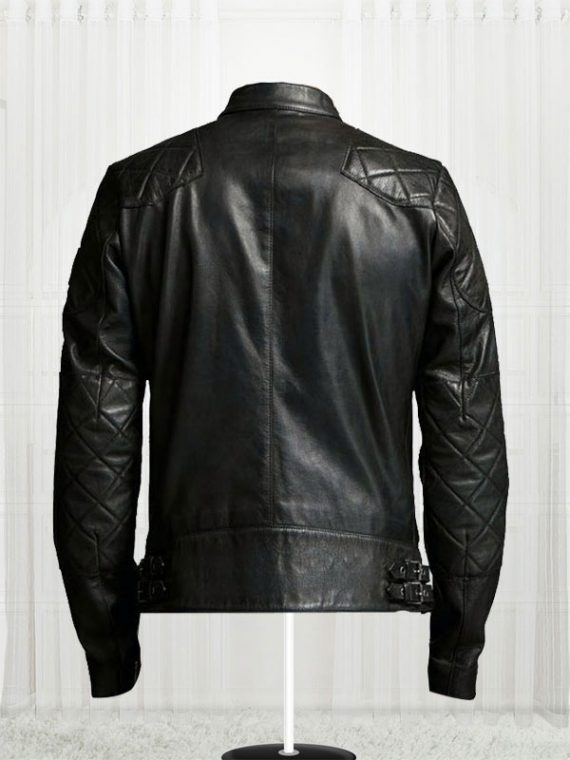 Spotless David Beckham Men's Black Leather Jackets