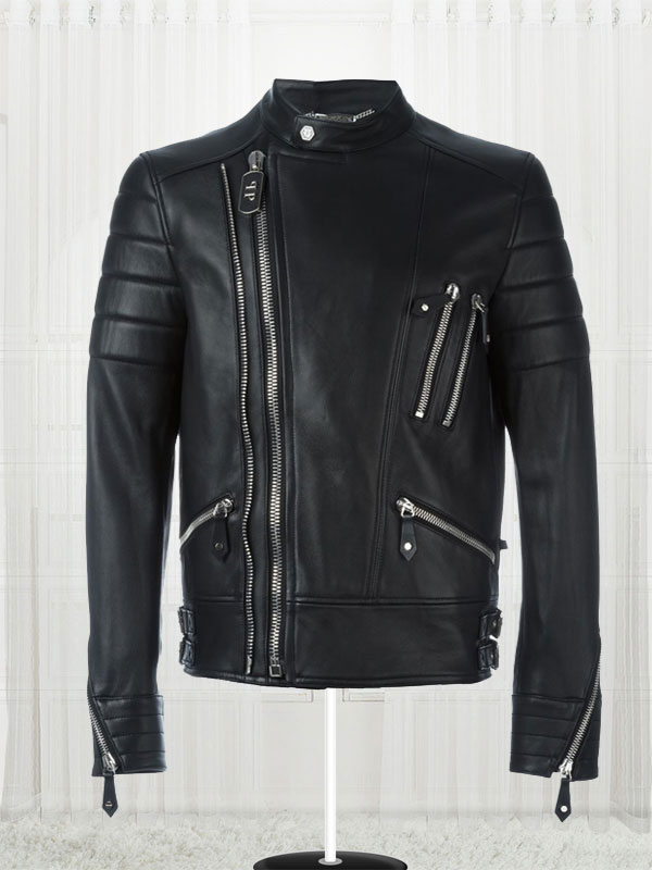 The Perfect Mix' Biker High Quality Black Leather Jacket