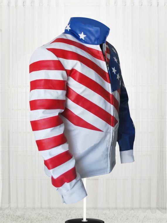 Vanilla Ice American Flag Design Jackets