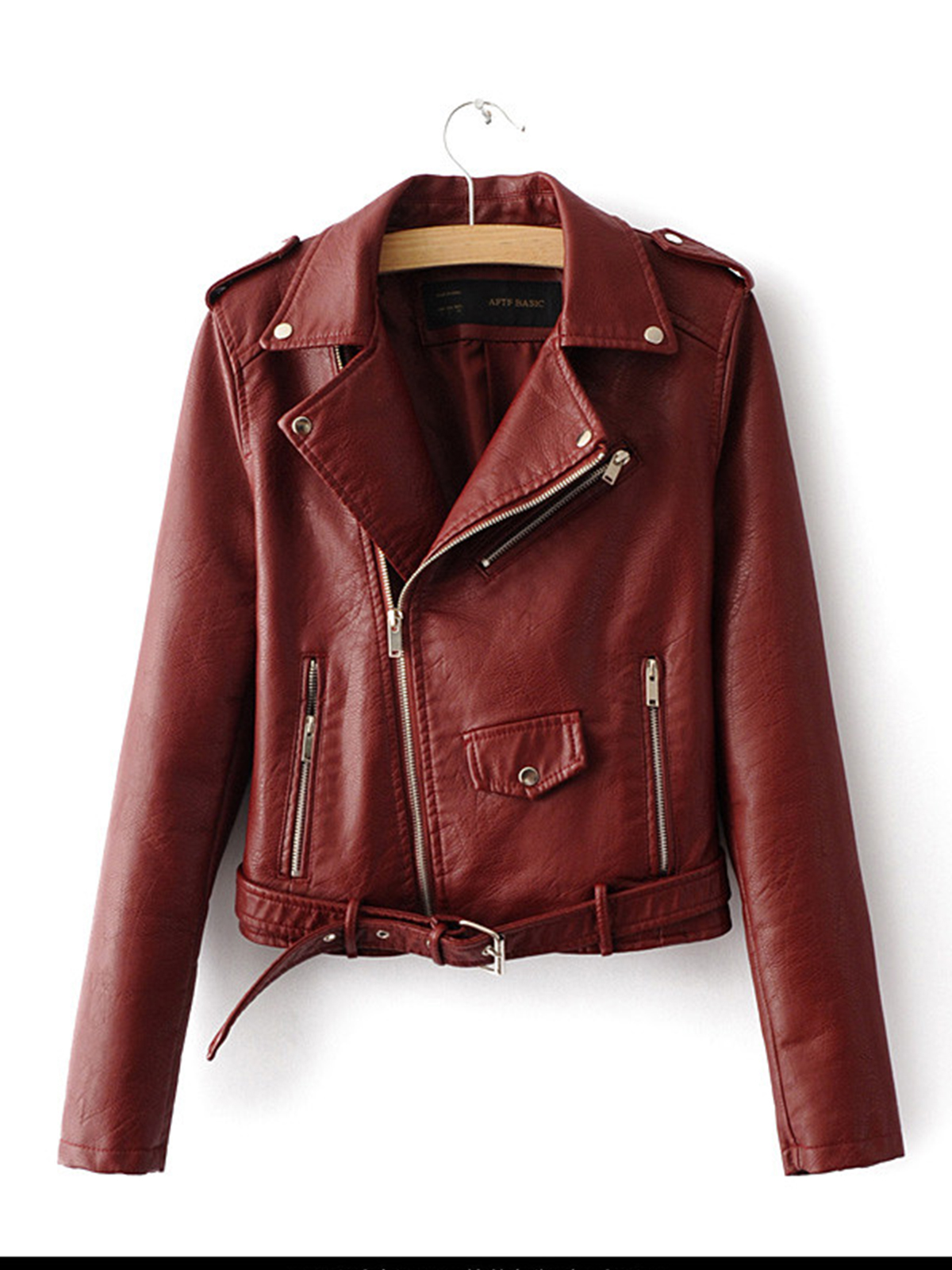 Woman Slim Fit Motorcycle Jacket