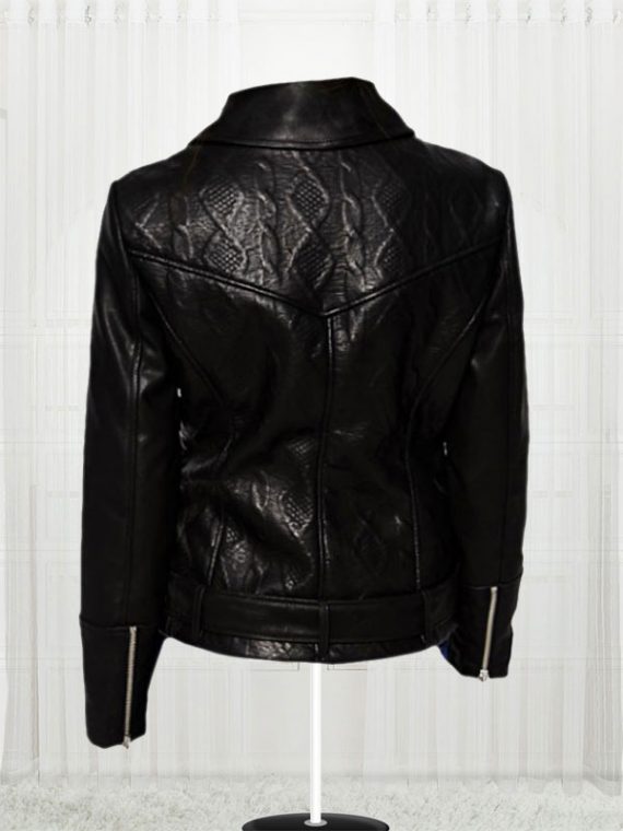 Women's Slim Fit Biker Black Stylish Jackets