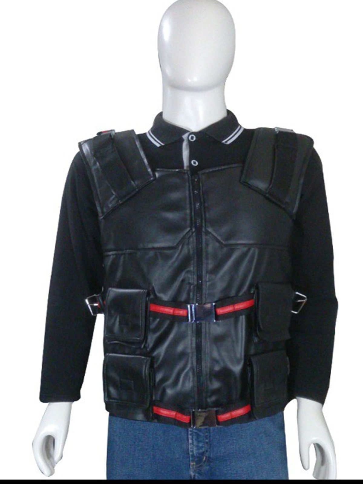 Blade Movie Wesley Snipes Black Leather Vest