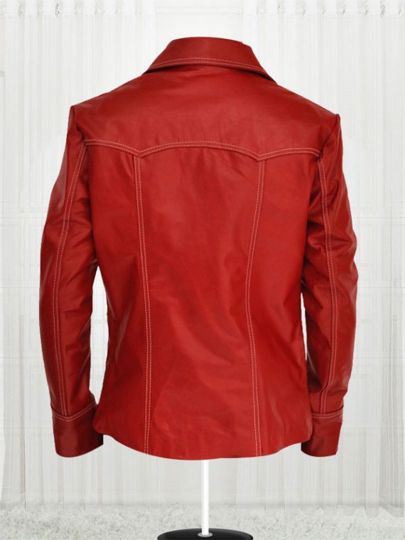 Brad Pitt Fight Clubl Leather Jacket