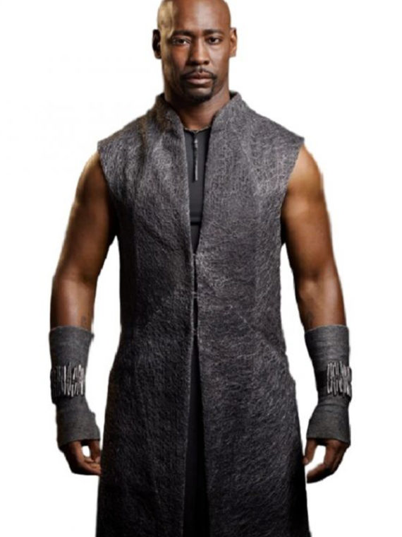 D.B. Woodside Lucifer Amenadiel Gray Outfit