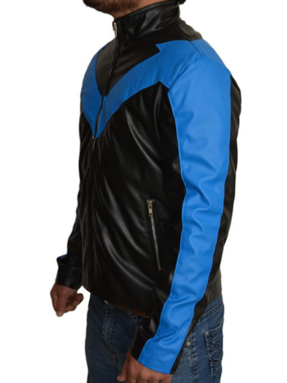 Danny Shepherd Nightwing Game Leather Jacket - Image 2