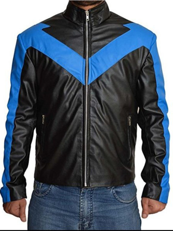 Danny Shepherd Nightwing Game Leather Jacket