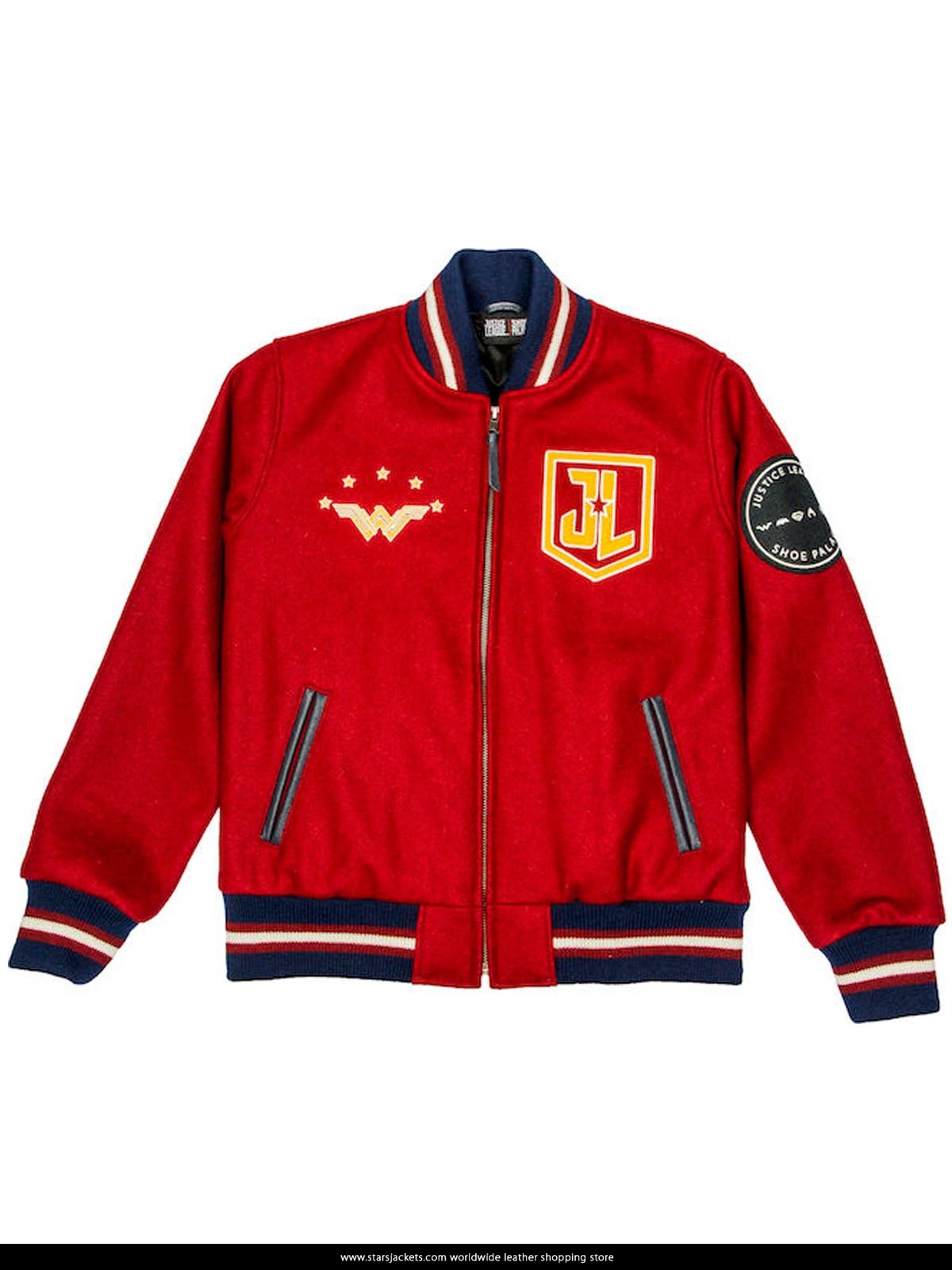 Justice league Wonder Women Varsity Style letterman Jacket