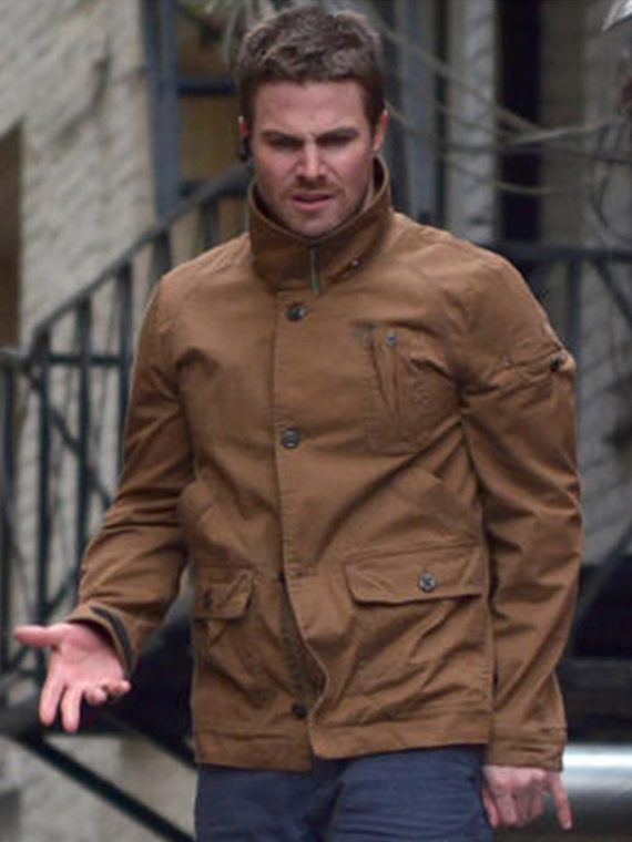 Oliver Queen Arrow Stephen Brown Jacket