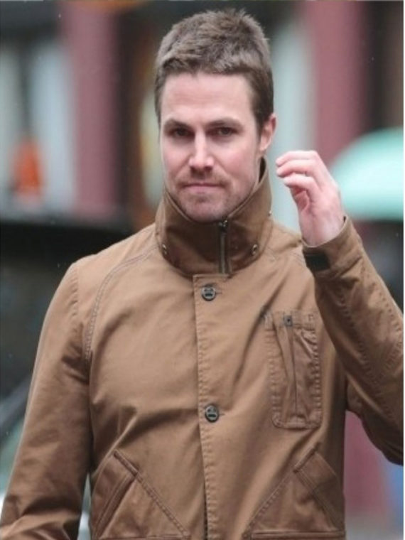 Oliver Queen Arrow Stephen Jacket