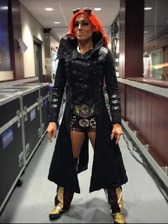 WWE Becky Lynch Leather Coat