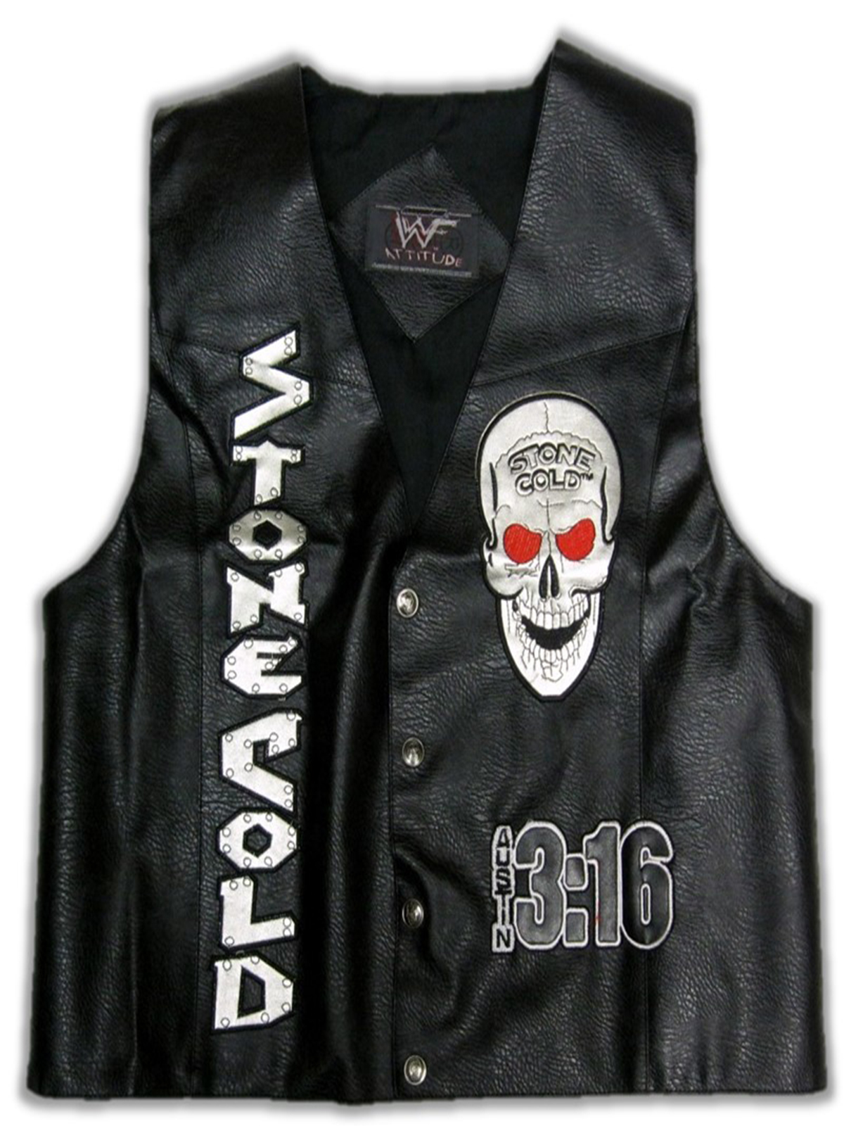 WWE Stone Cold Steve Austin 316 Smoking Skull Vest