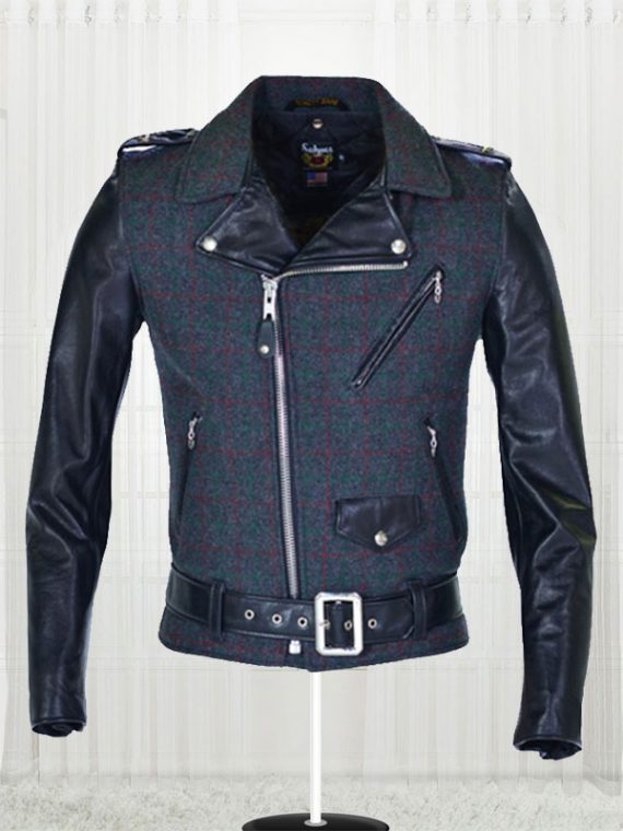 Wool-Genuine Cowhide Leather Jacket