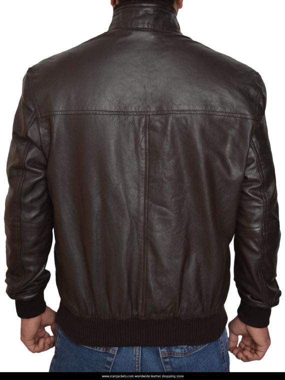 6 Pocket Slim Fit Bomber Leather Jackets