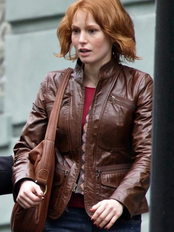 88 Minutes Movie Alicia Witt Leather Jacket