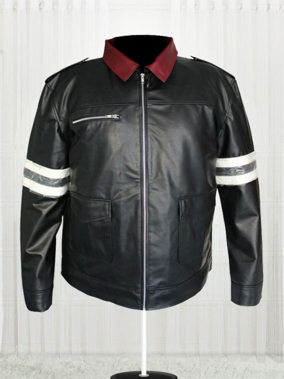 Alex Mercer Prototype Black Color Leather Jacket