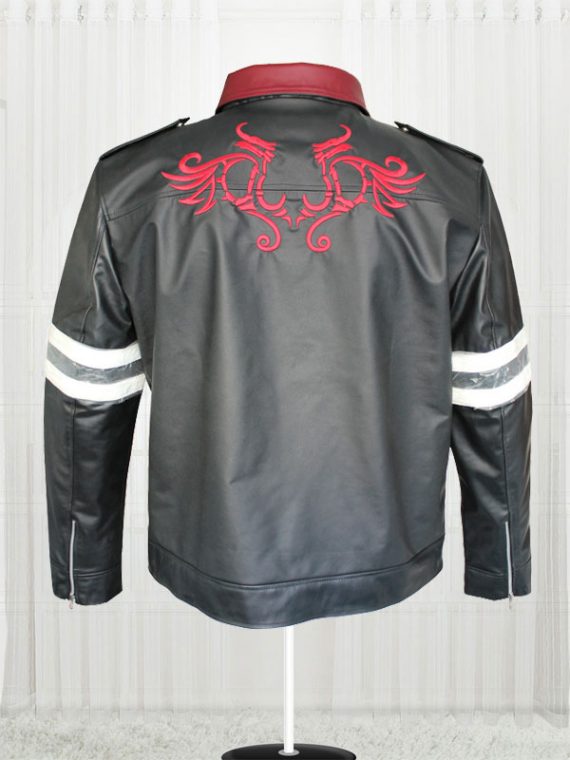 Alex Mercer Game Prototype Black Leather Jacket - Image 2