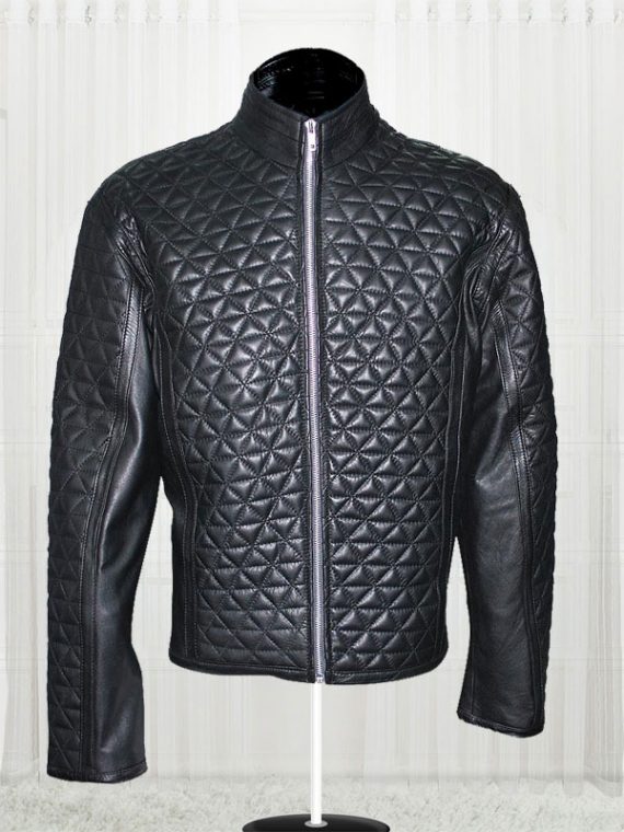 Alexander Skarsgard Stylish Leather Jacket From True Blood Season 4