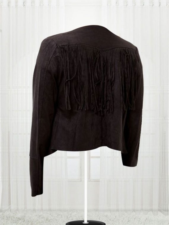 Amalie & Amber Suedette Fringed Jackets