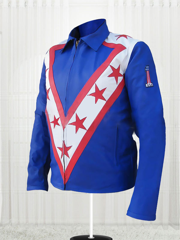 American Icon Daredevil Evel Knievel Leather Jacket