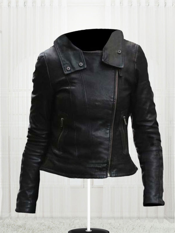 Anna Torv Fringe Leather Jacket