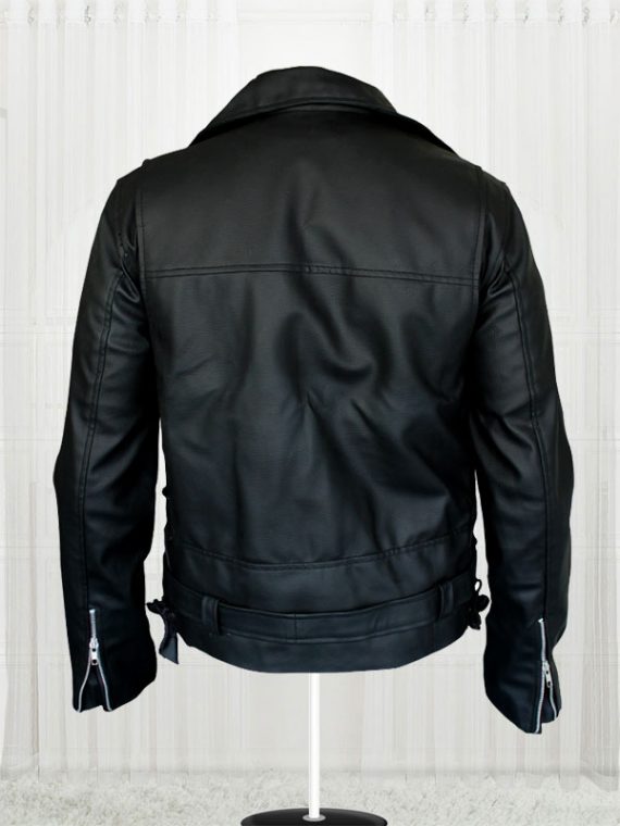 Arnold Schwarzenegger Terminator Movie Biker Black Leather Jackets