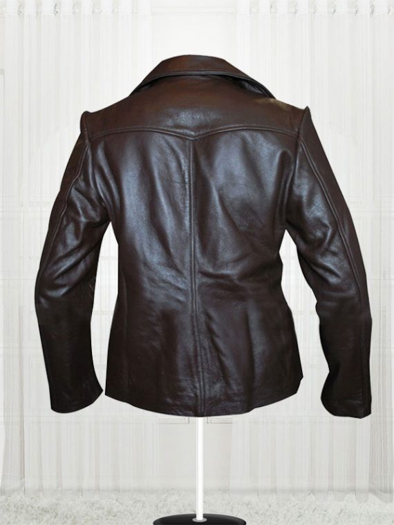 Bedtime Stories Keri Russell (Jill) Brown Leather Jacket