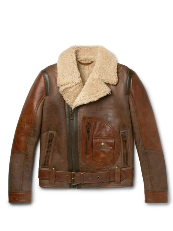 Belstaff By Danescroft Trimmed Shearling Jacket