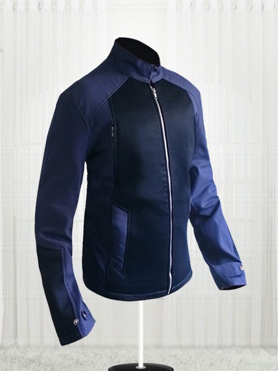 Captain America Steve Rogers Blue Cotton Jacket