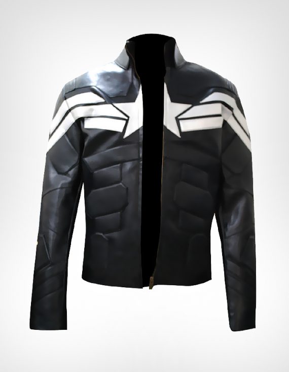 Captain America Winter Soldier Black Men Jacket