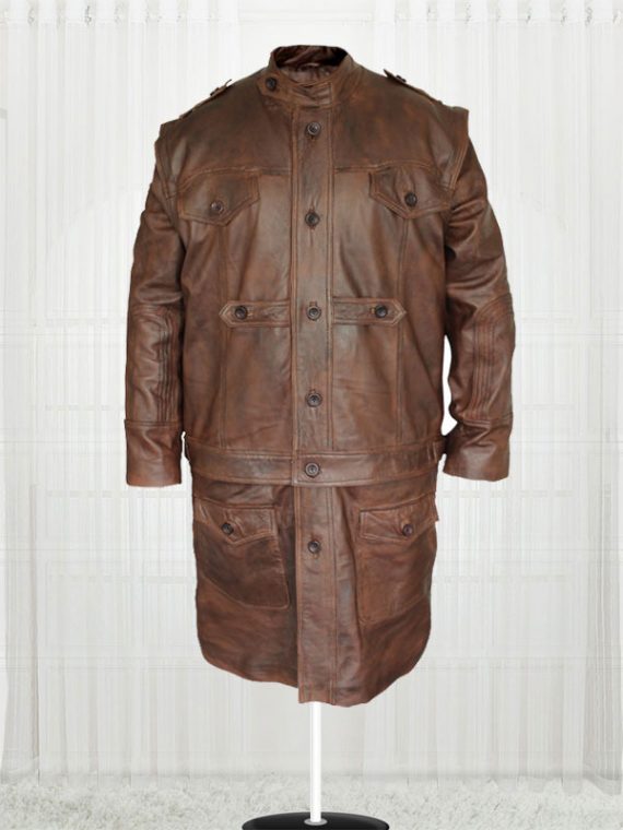 Defiance Grant Bowler Remarkable Leather Men's Trench Coat