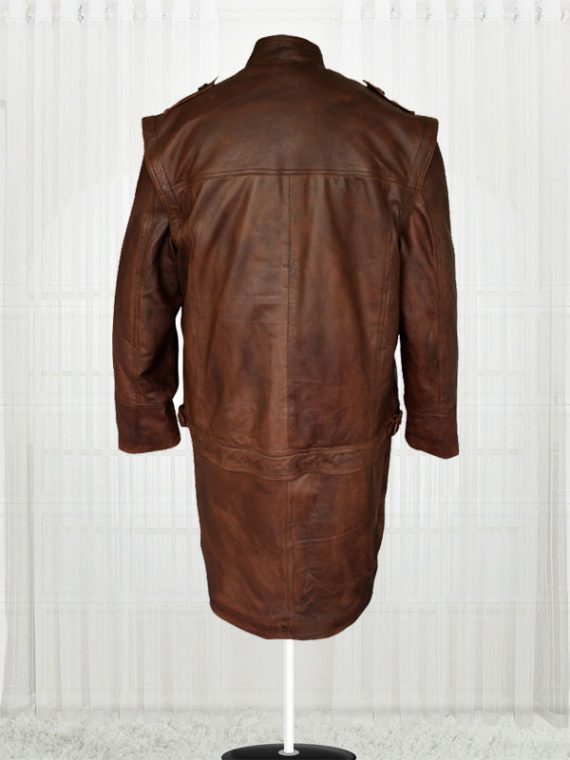 Defiance Grant Bowler Remarkable Leather Trench Coat