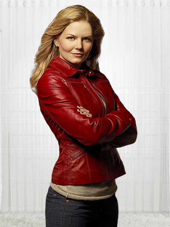 Emma Swan Once Upon a Time Red Leather Jackets