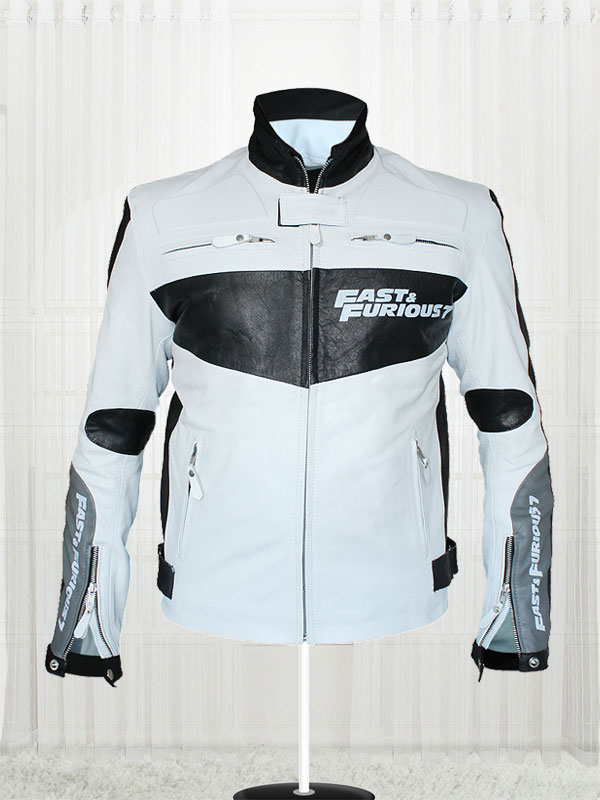 Fast And Furious 7 Vin Diesel White Jacket For Men