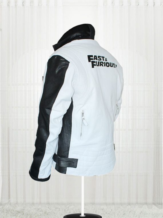 Fast And Furious 7 Vin Diesel White Jackets