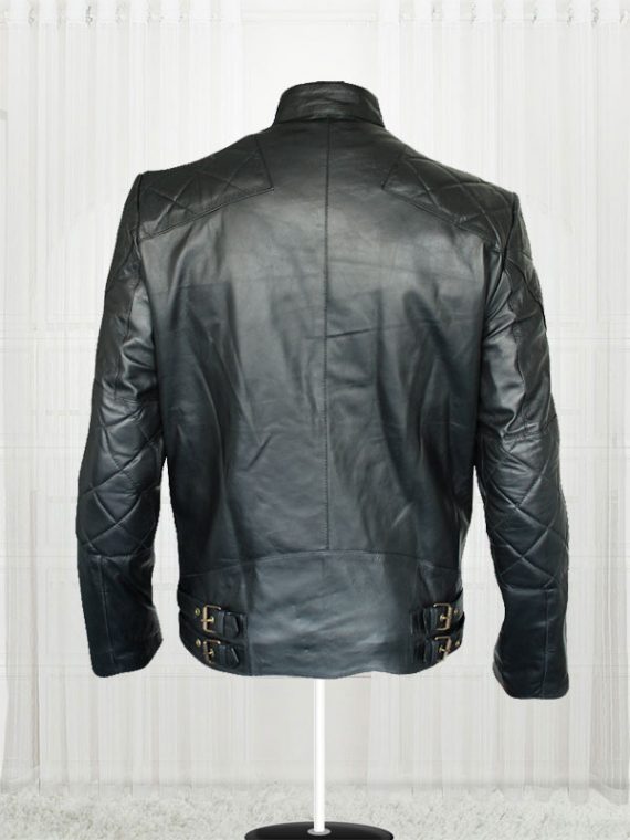 Impressive Hannibal Season 3 Mads Mikkelsen Black Leather Jacket For Mens